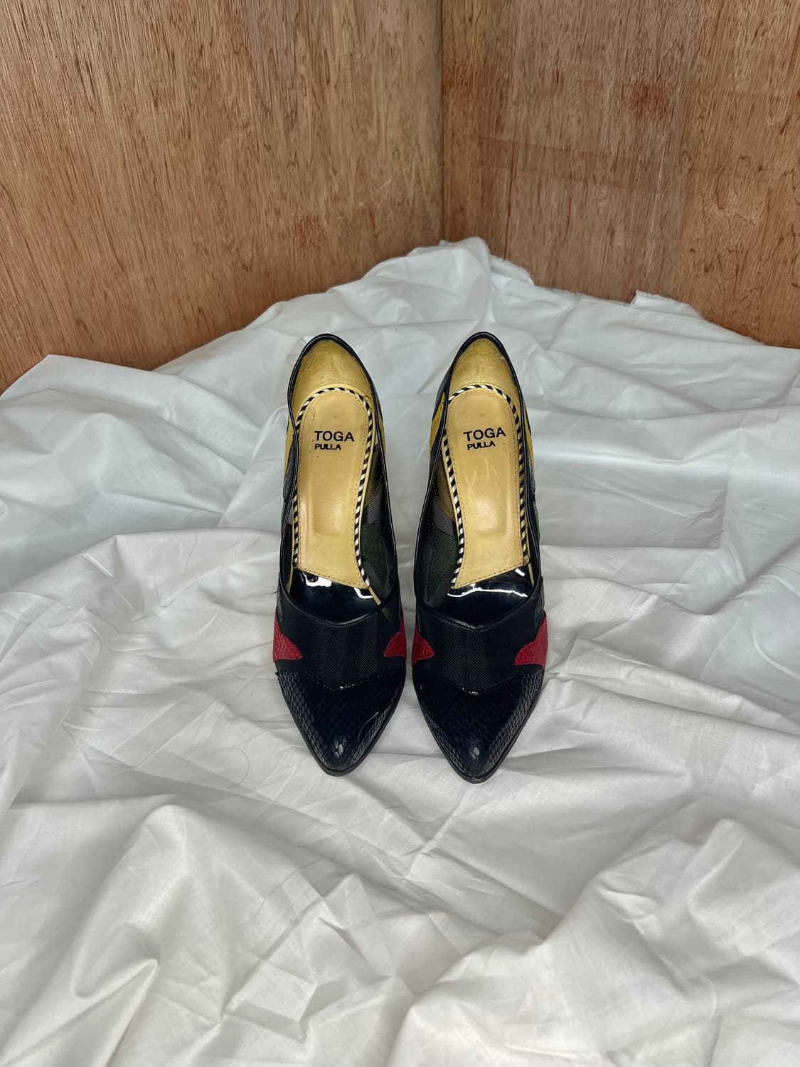 Toga Pulla Mesh leather layered hills 상품이미지3