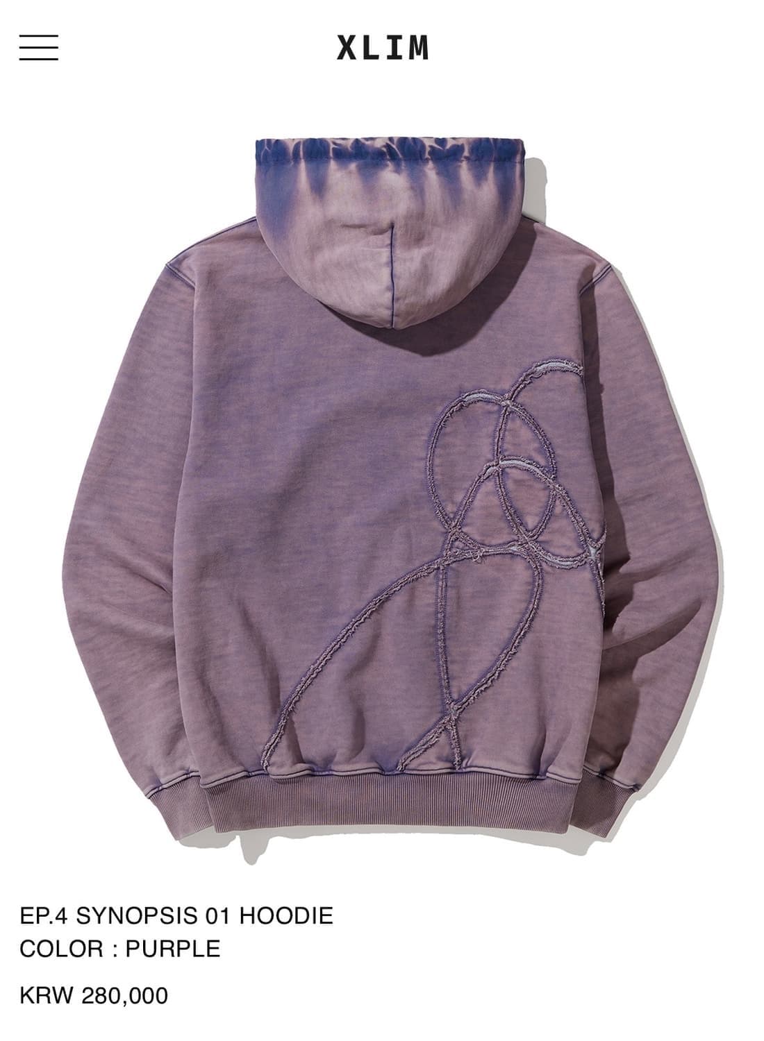 Xlim EP.4 synopsis 후드 3사이즈 상품이미지4