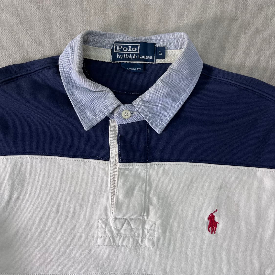 100 폴로랄프로렌 스트라이프 럭비티  상품이미지2