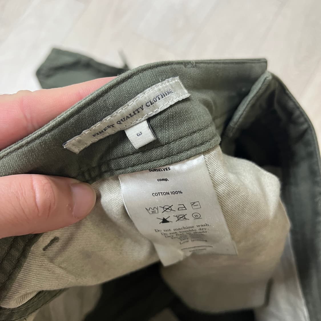 [3] 아워셀브스 백사틴 bdu 팬츠 올리브 ourselves 상품이미지3