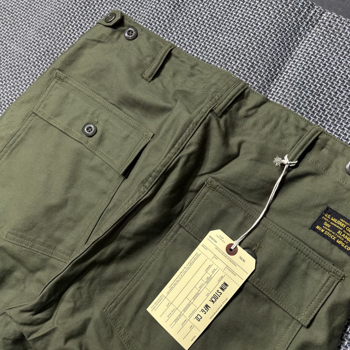 빈티지 밀리터리 퍼티그 팬츠 (L/XL) 상품이미지6