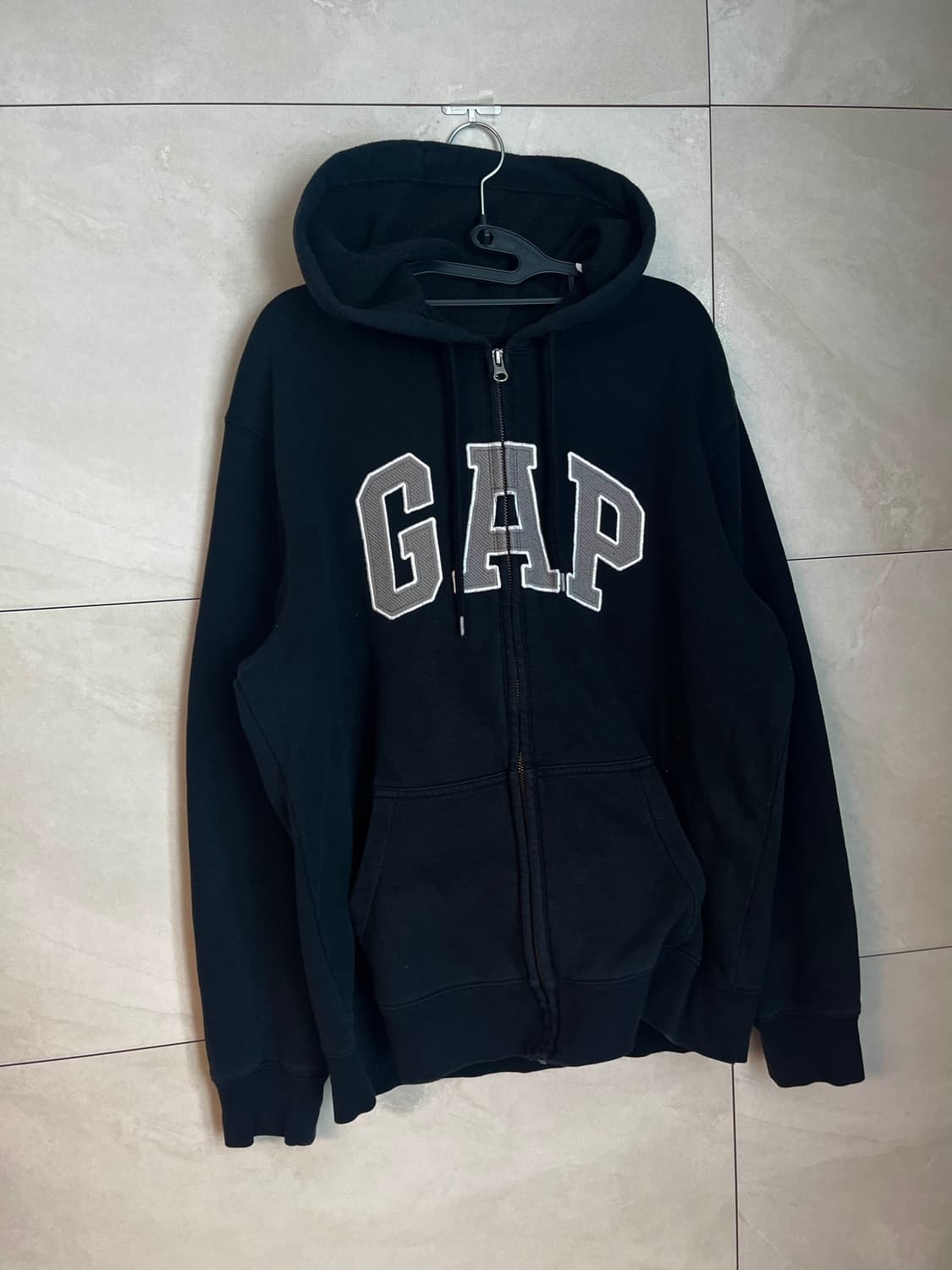 GAP 갭 후드집업 블랙 [L size]  상품이미지2