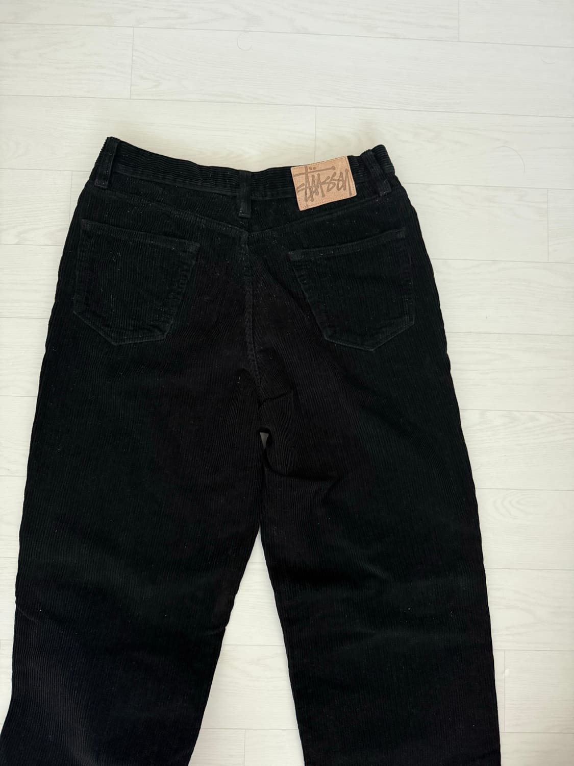 스투시 big ol jean 코듀로이 팬츠 블랙 29 상품이미지3