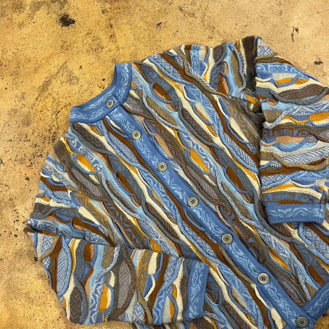 [정품/S] COOGI 컬러풀 니트 가디건 b14 상품이미지1