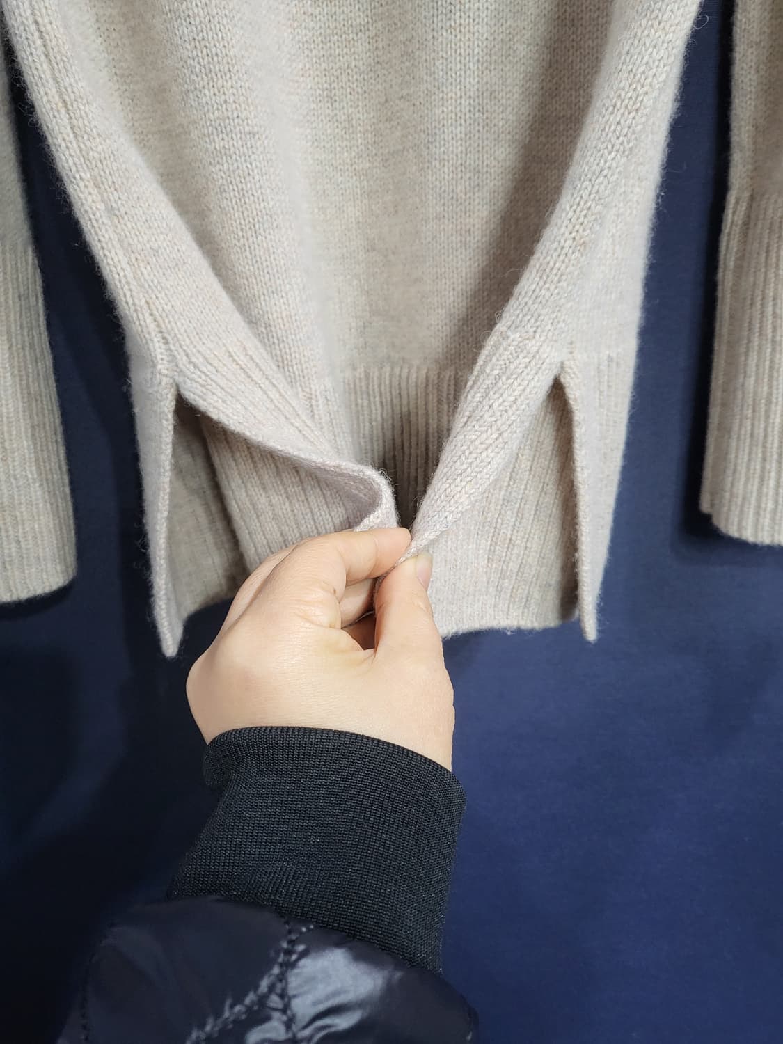 지스튜디오 캐시미어 터틀넥니트 상품이미지4