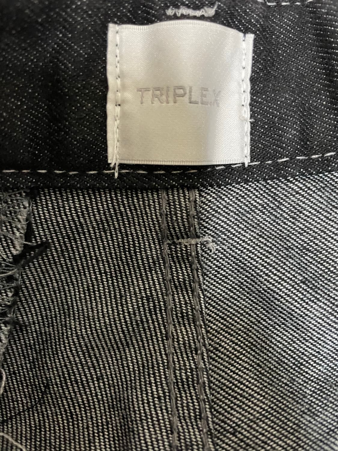 트리플엑스 스티치 와이드 데님팬츠 상품이미지8