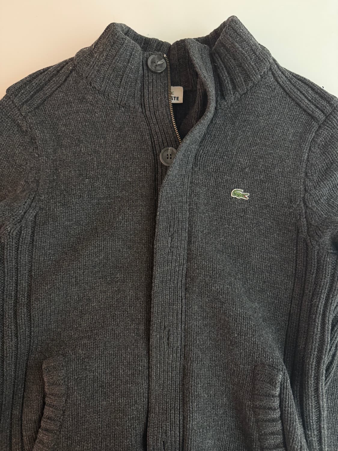 라코스테 니트 집업 상품이미지3