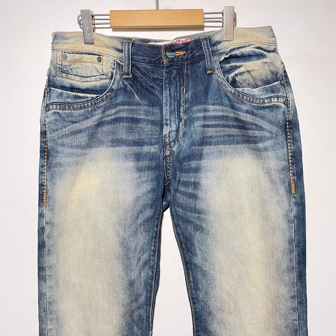 EVISU 에비수 청바지 옐로우 갈매기 데님팬츠 상품이미지6