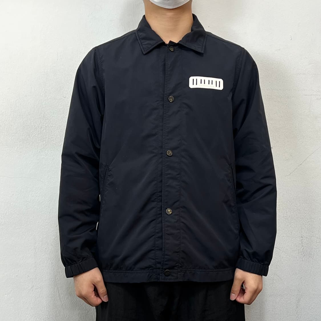 화이트 마운티니어링 16ss 로고 코치자켓 블랙 상품이미지3