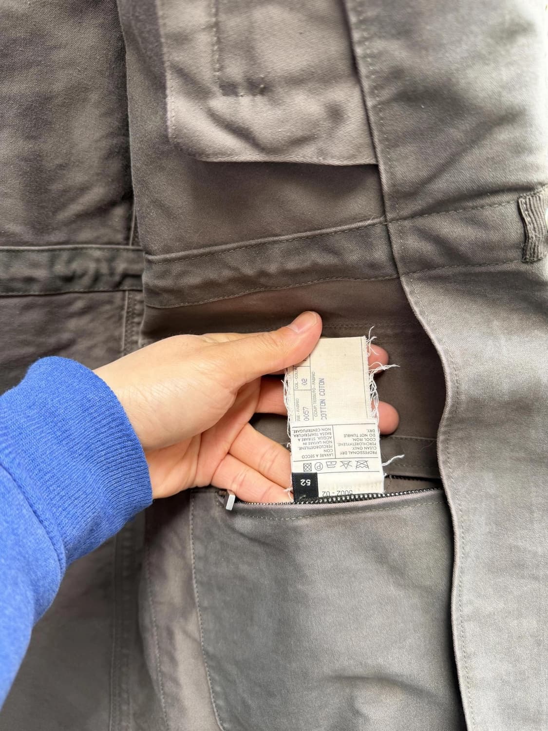 20s 빈티지 페라가모 몰스킨 후드 파카 상품이미지4