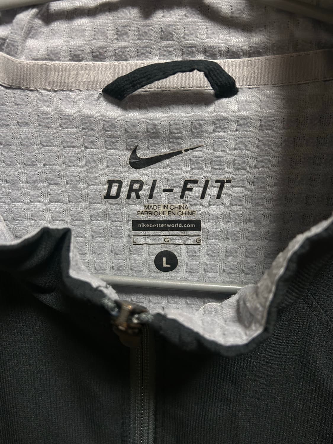 나이키 드라이핏 자켓 블랙 L / 실측 110 상품이미지2