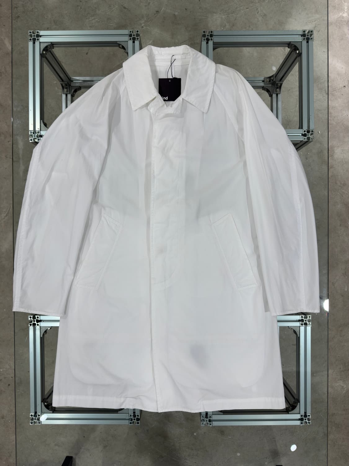 TEATORA Wallet Coat H (HOTEL) – White 상품이미지1