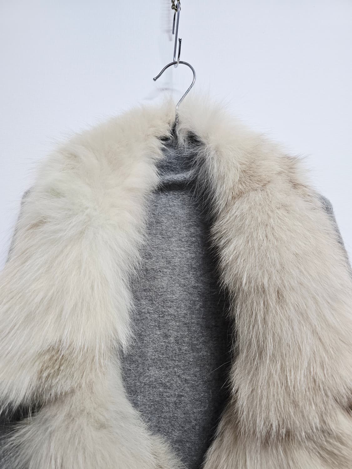 VOV 폭스 퍼 양가죽 목도리 망토 상품이미지3