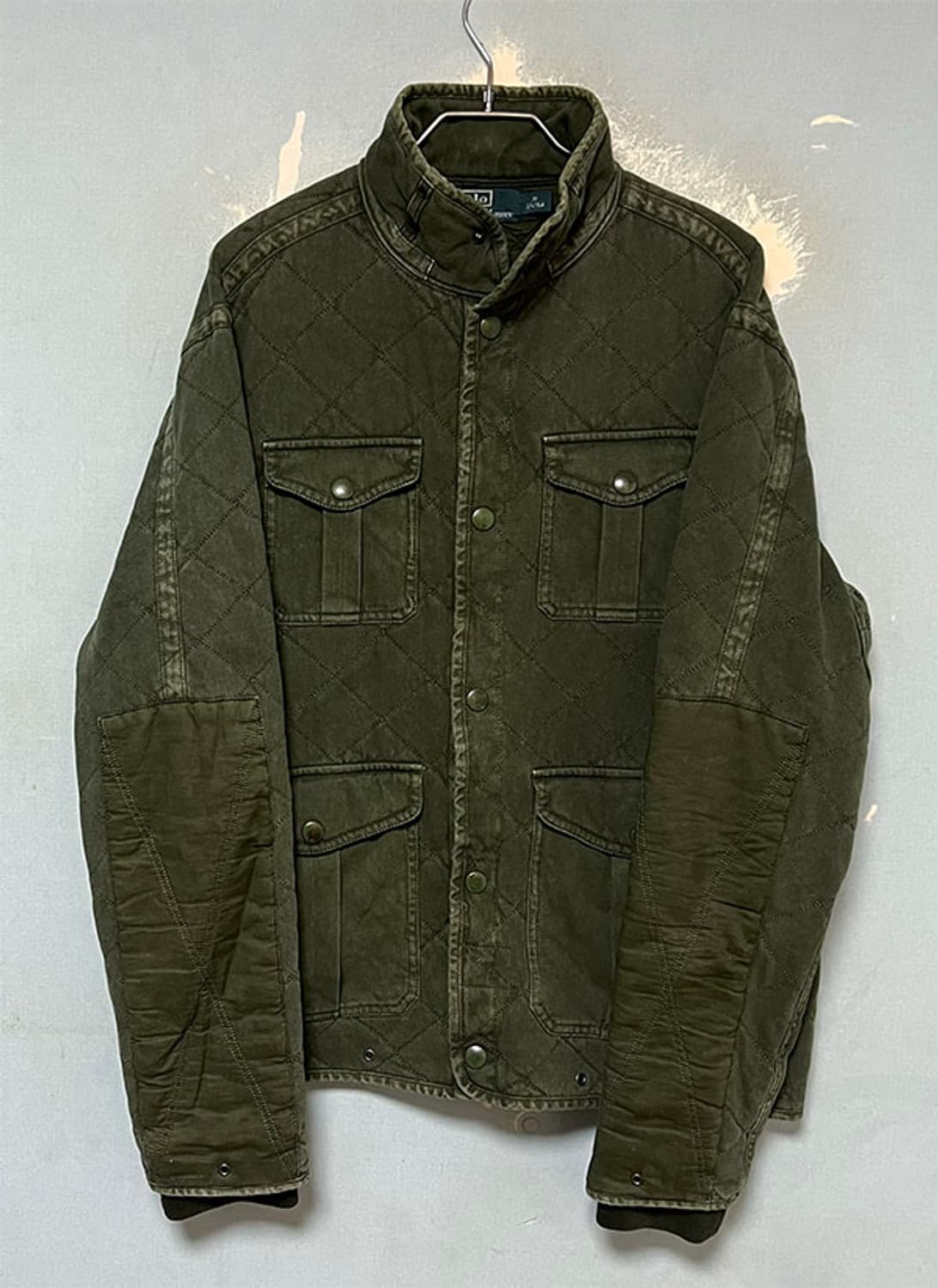 POLO 폴로 남자 코튼 퀼팅자켓 추동 캐주얼 밀리터리룩 L 100 상품이미지1