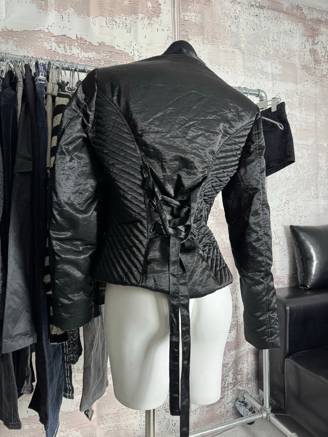 Back Shirring Puffer Jacket 상품이미지2