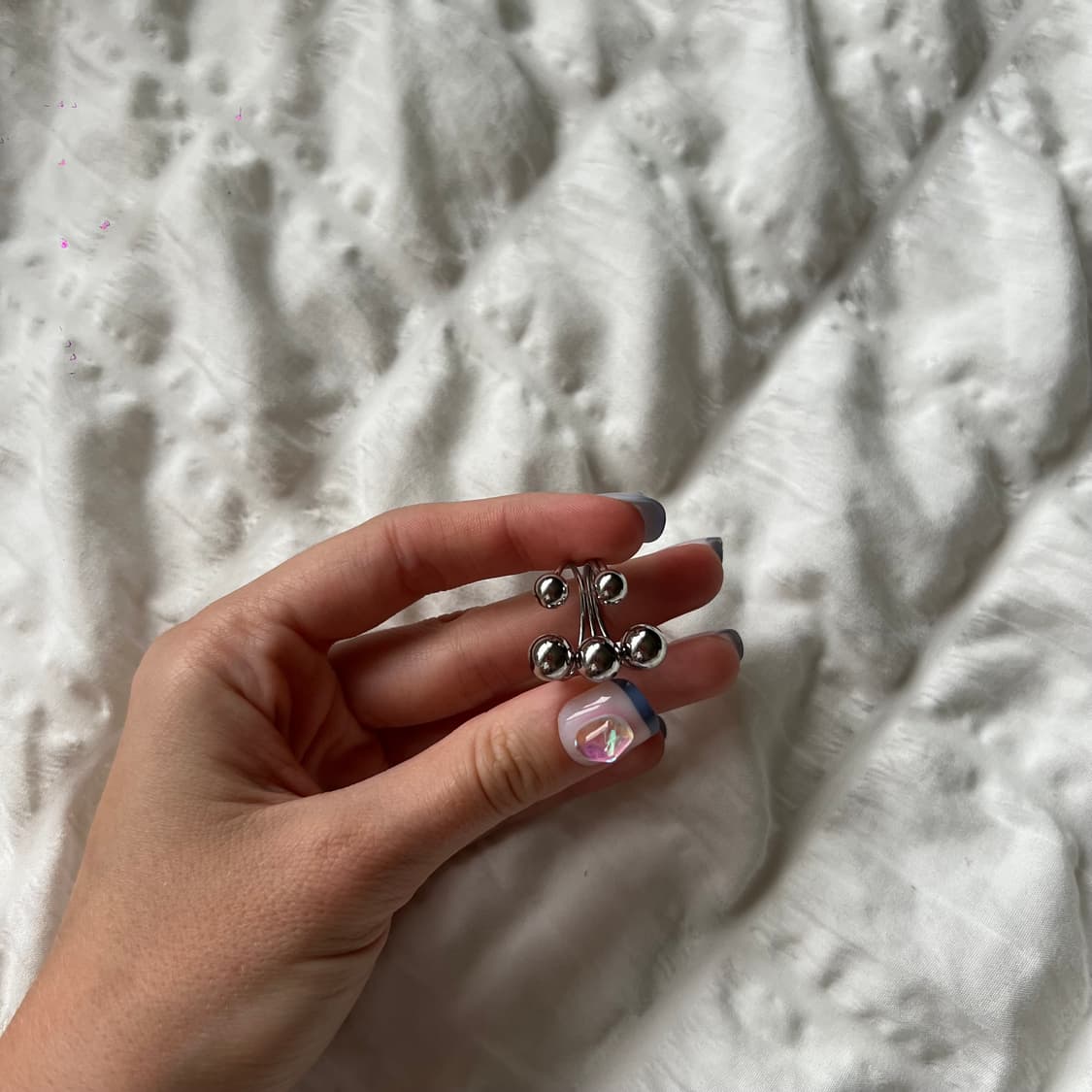 ⚪ 파이브 스피어 반지 상품이미지1