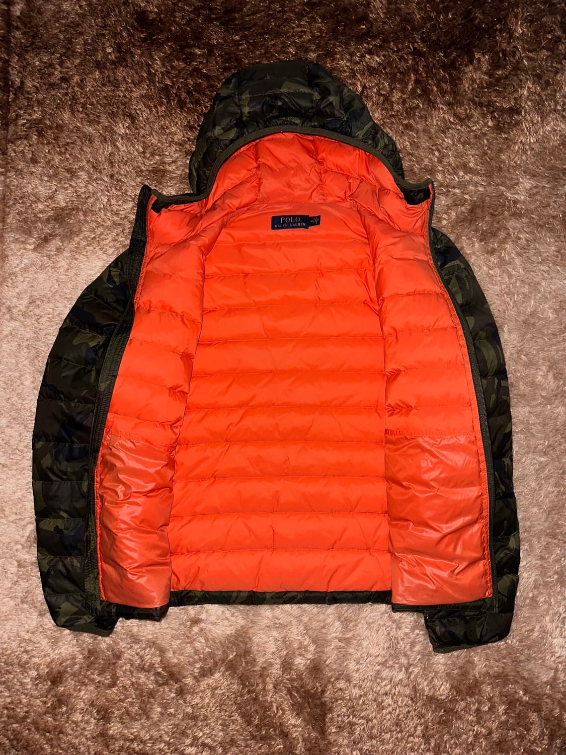 폴로 랄프로렌 카모 경량패딩m 상품이미지2