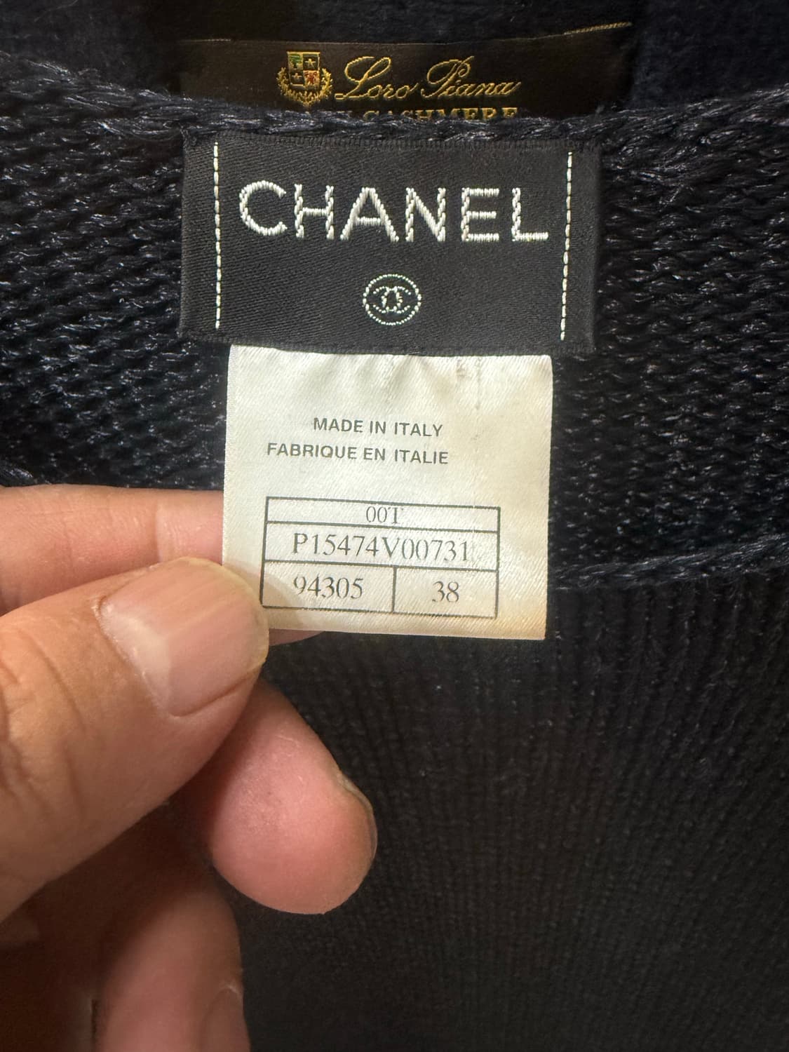 38/44-55 정품 샤넬 실크 니트 팝니다 상품이미지2