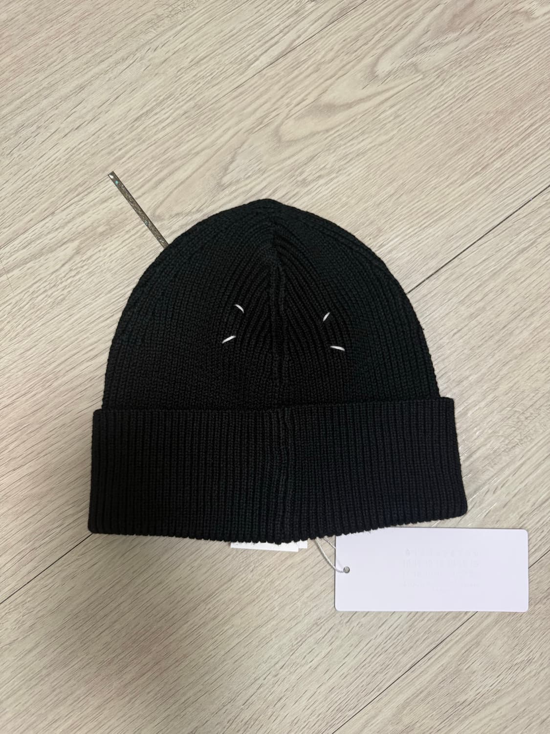 (Os)메종 마르지엘라 스티치 블랙 비니 상품이미지1