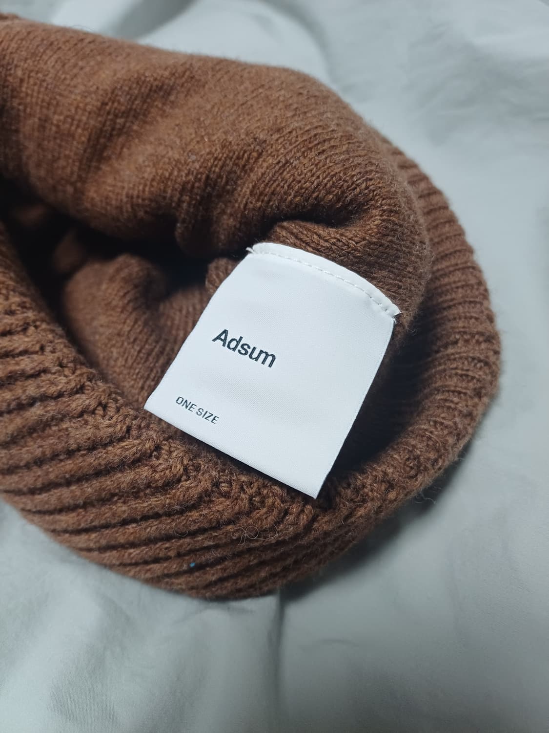 Adsum 앗슘 zigzag beanie 지그재그 비니 (카키스) 상품이미지2