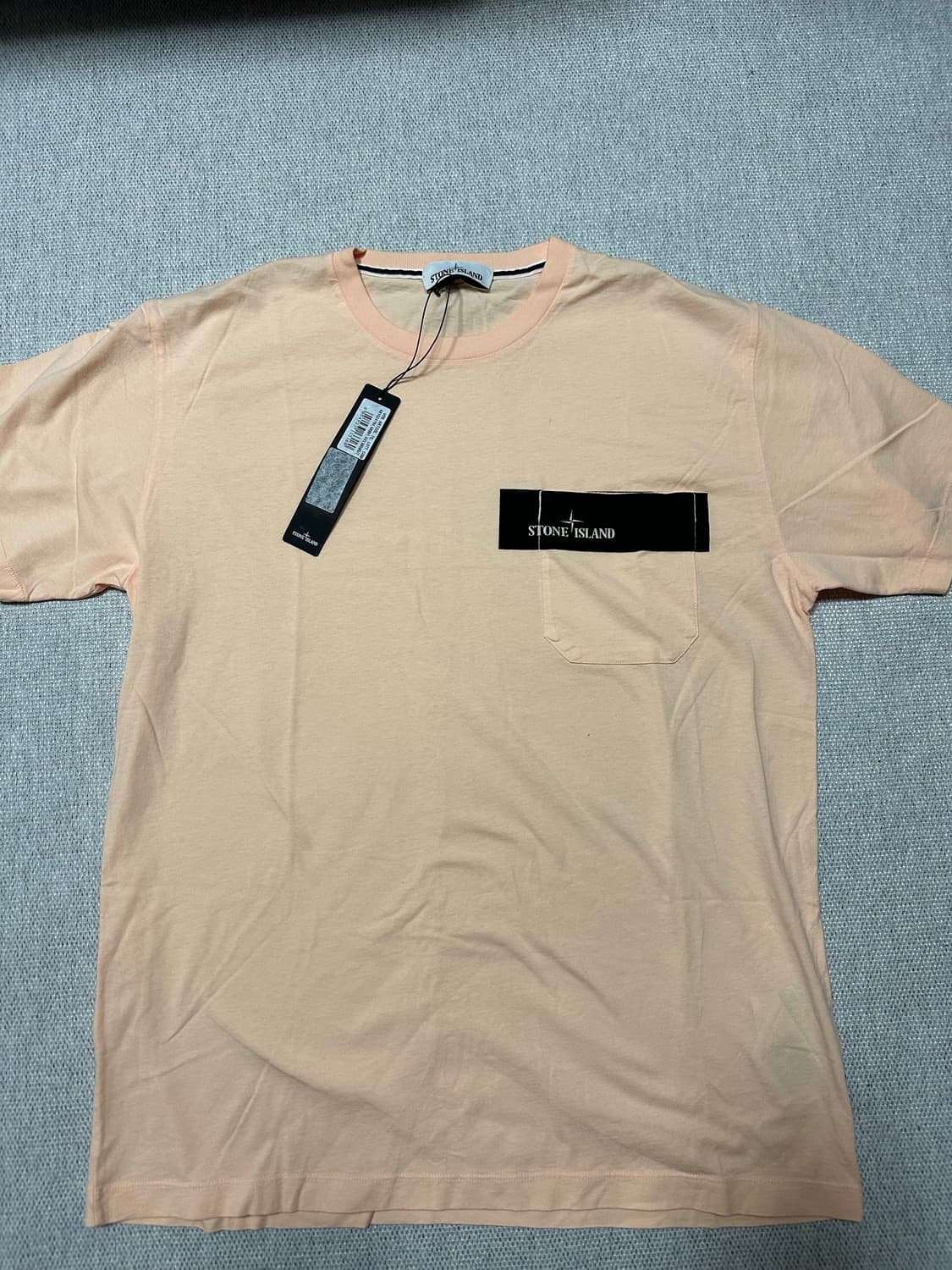스톤아일랜드 포켓 반팔티 XXL (새상품) 상품이미지7