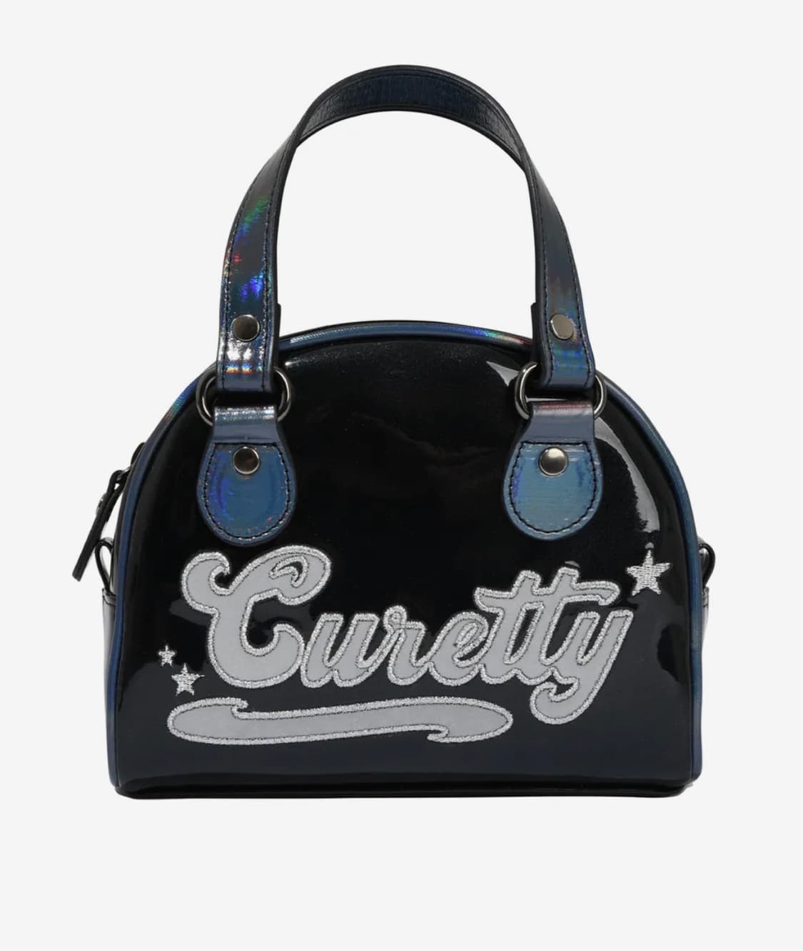 큐리티 y2k 도트 미니백 블랙 상품이미지1