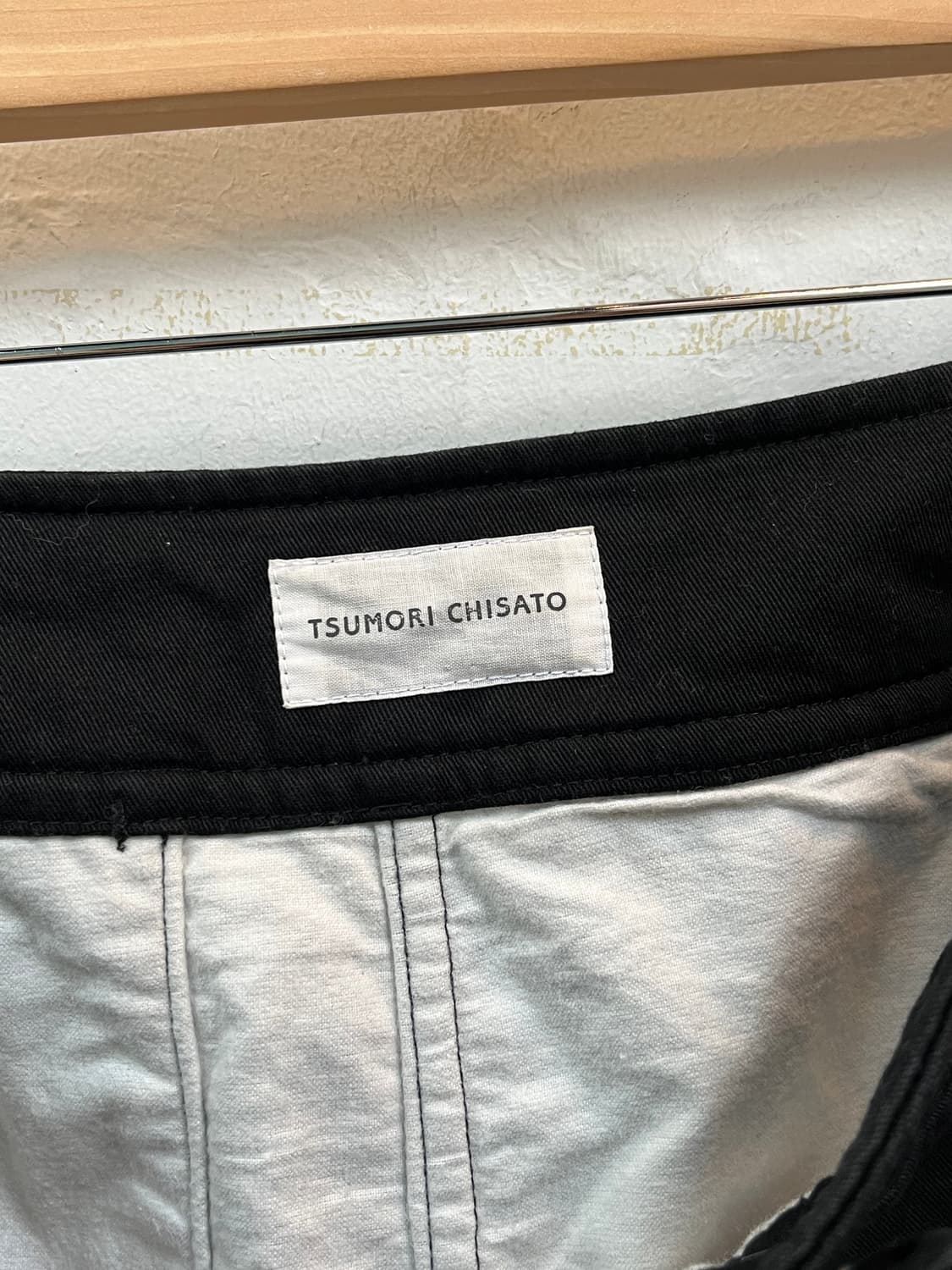 TSUMORI CHISATO 코튼 버튼 랩 스커트 1 상품이미지3