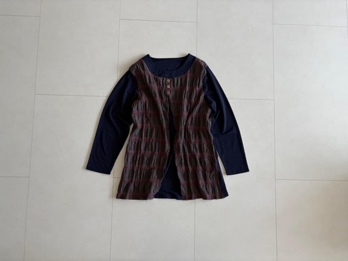 check button tunic 상품이미지1