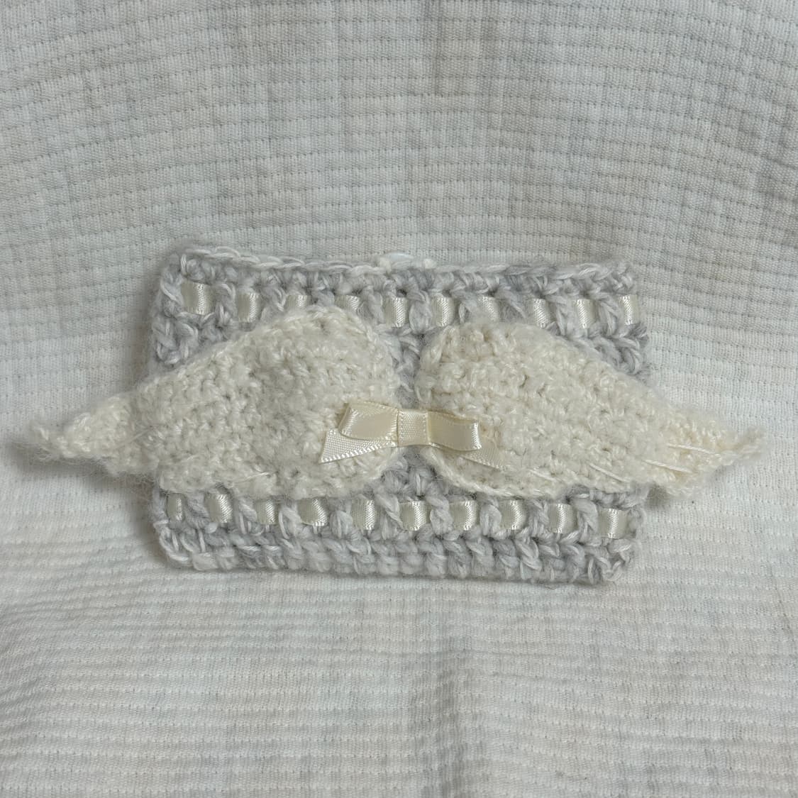 [핸드메이드] 천사날개 뜨개 카드지갑 상품이미지1