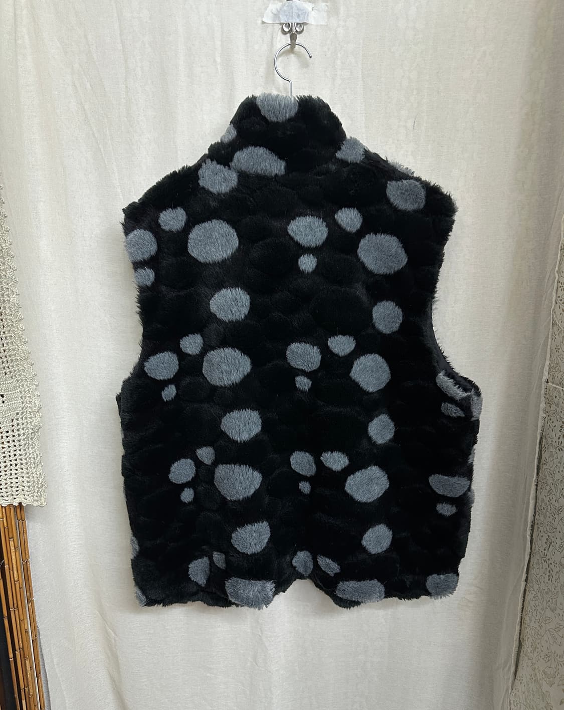 fur sleeveless zip-up 상품이미지2