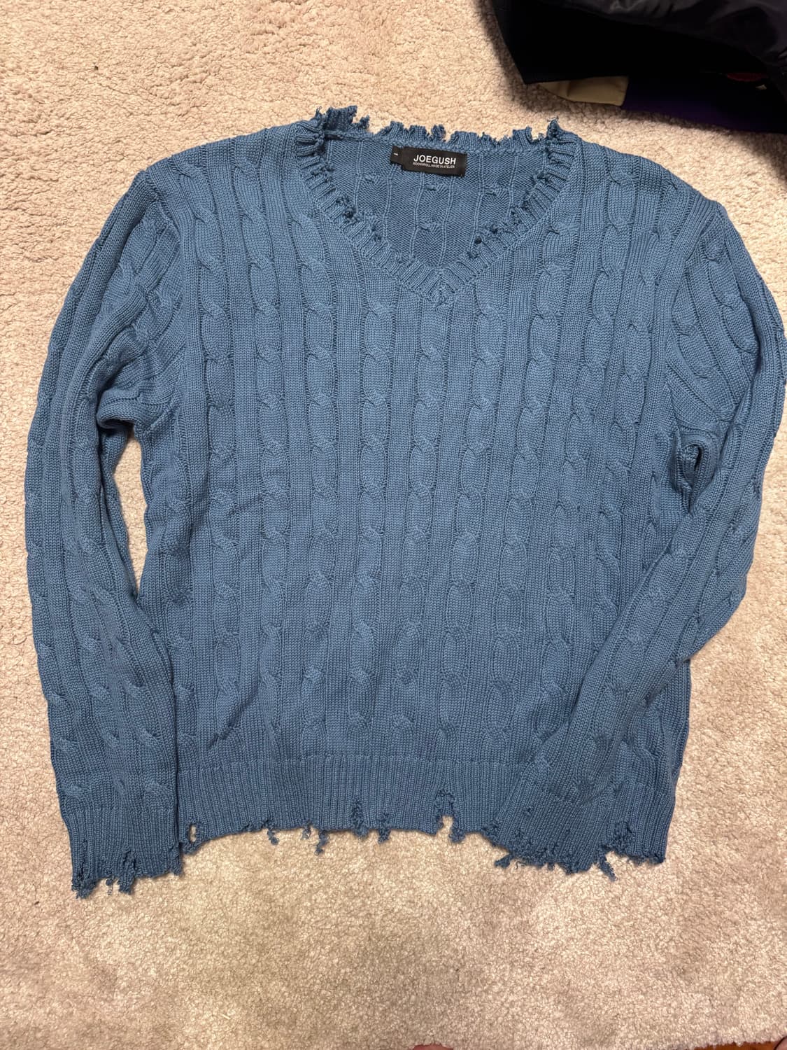 조거쉬 디스트레스드 그런지 니트 상품이미지1