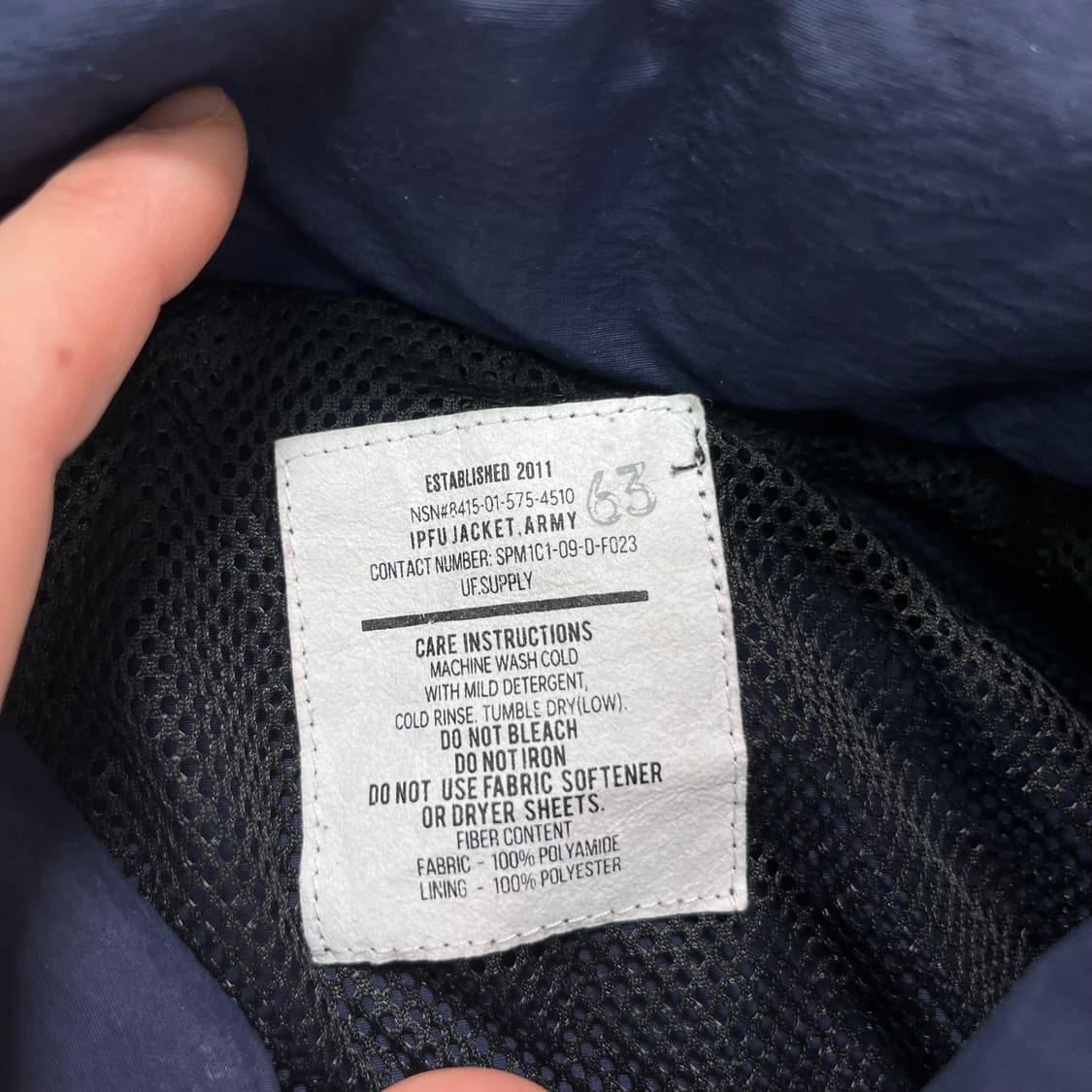 100 미군 아미 활동복 바람막이 자켓  상품이미지3