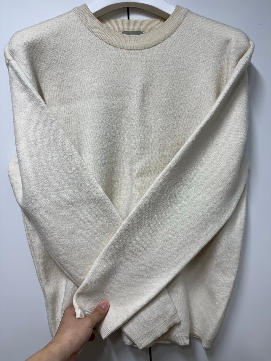 쿠어 탑필 울 라운드 니트 XL 상품이미지4