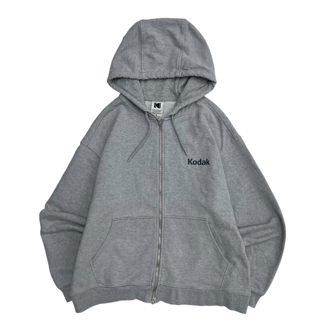 코닥 백 프린팅 그레이 후드집업 M 상품이미지2