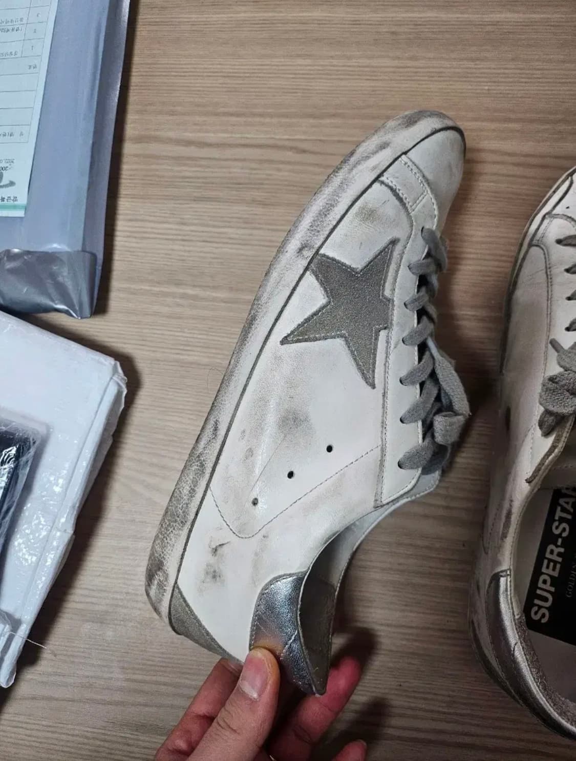 골든구스 슈퍼스타 실버탭 42 (265~270) 상품이미지5