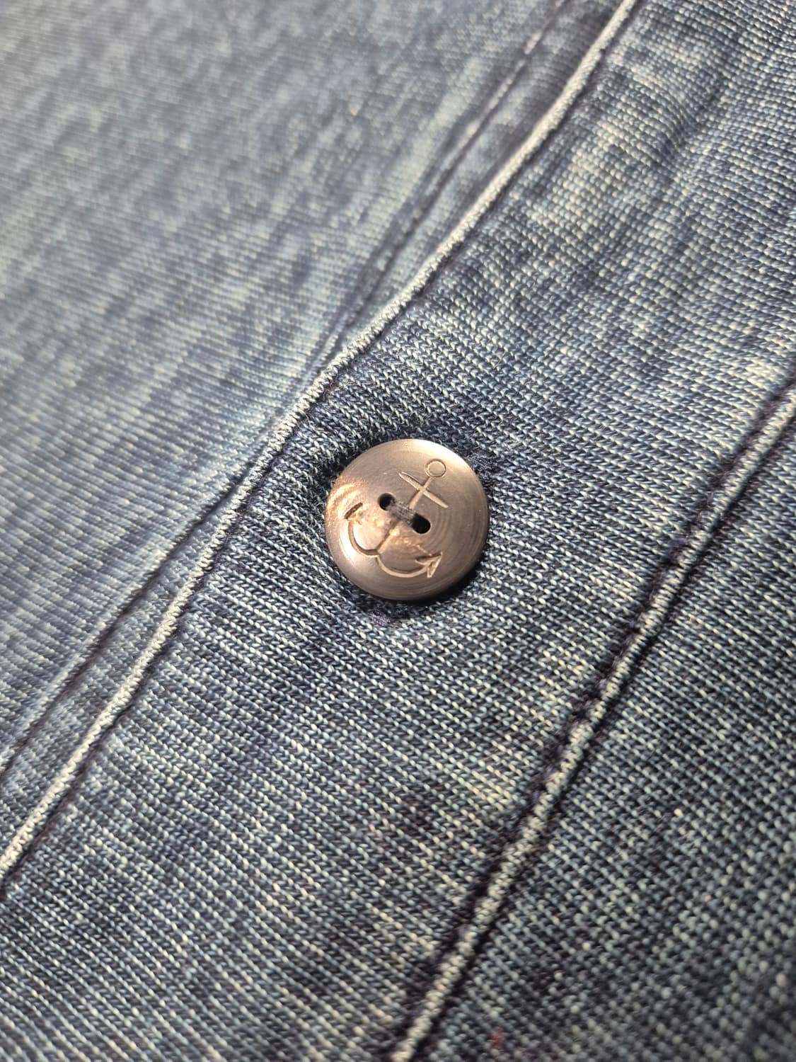 더블알엘 숄카라 하프버튼 상품이미지5