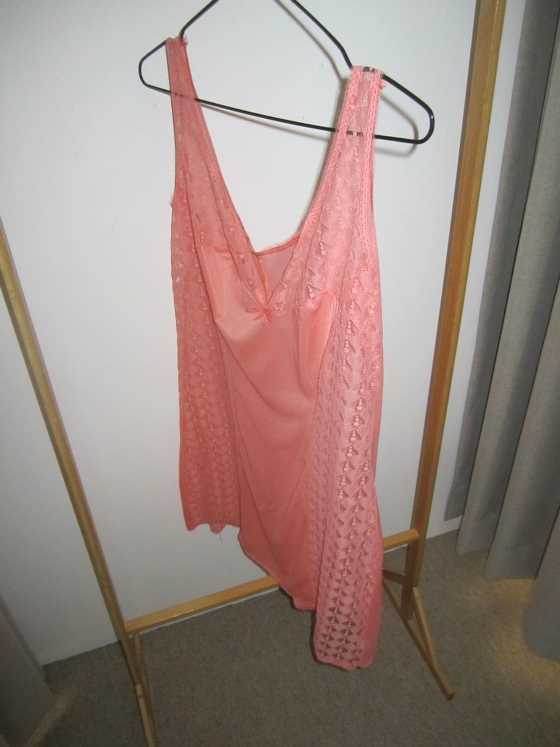 coral slip dress 상품이미지1