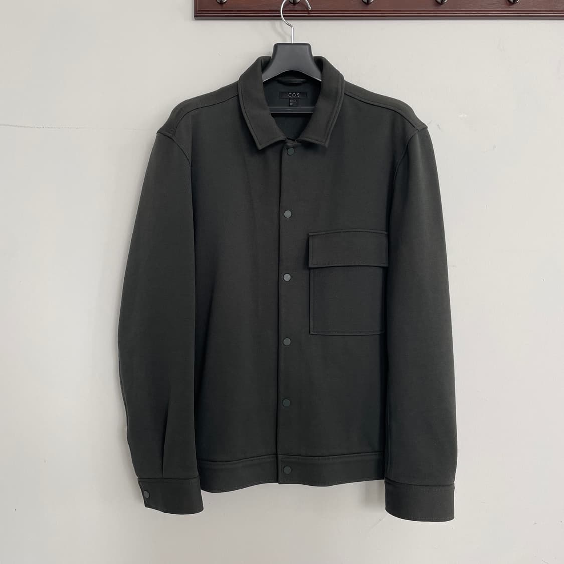 코스 딥그린 코튼 캐쥬얼 자켓 상품이미지1