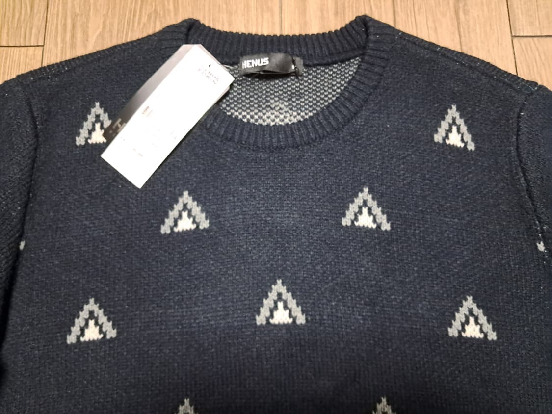 헨어스 니트 맨투맨 남성95 새상품  상품이미지6