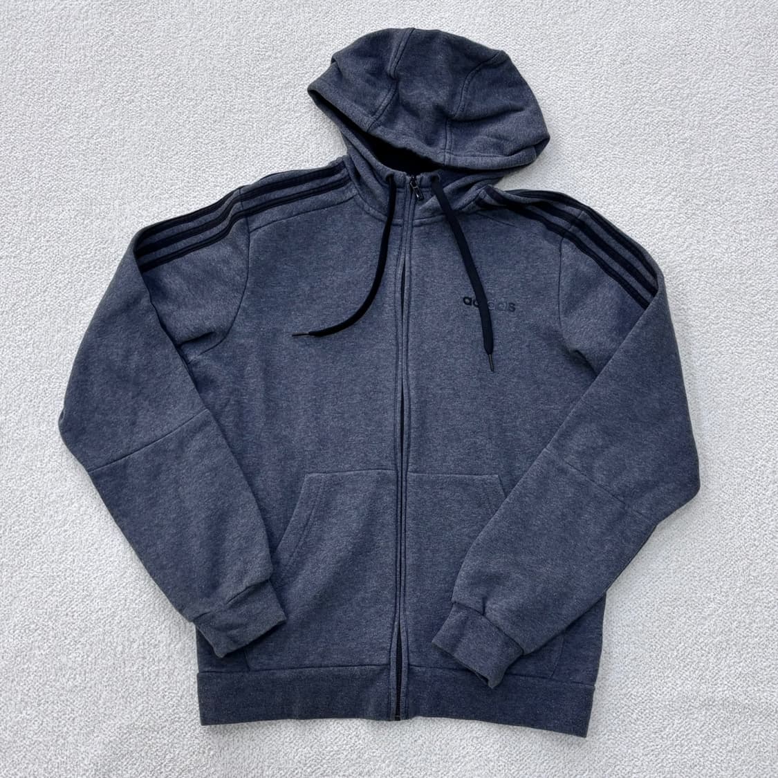 M 아디다스 삼선 후드 집업 0306E 상품이미지1