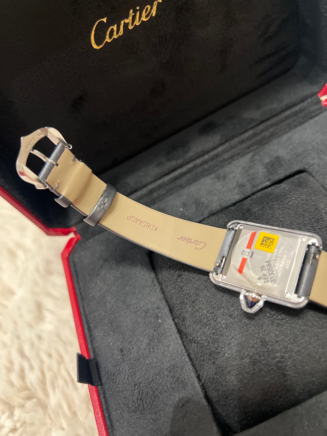 까르띠에 탱크 머스트 스몰 시계 풀박스 (새상품) 상품이미지5