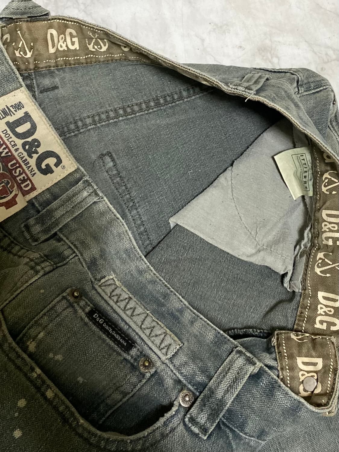 돌체앤가바나 청바지 허리 34 인치 상품이미지5