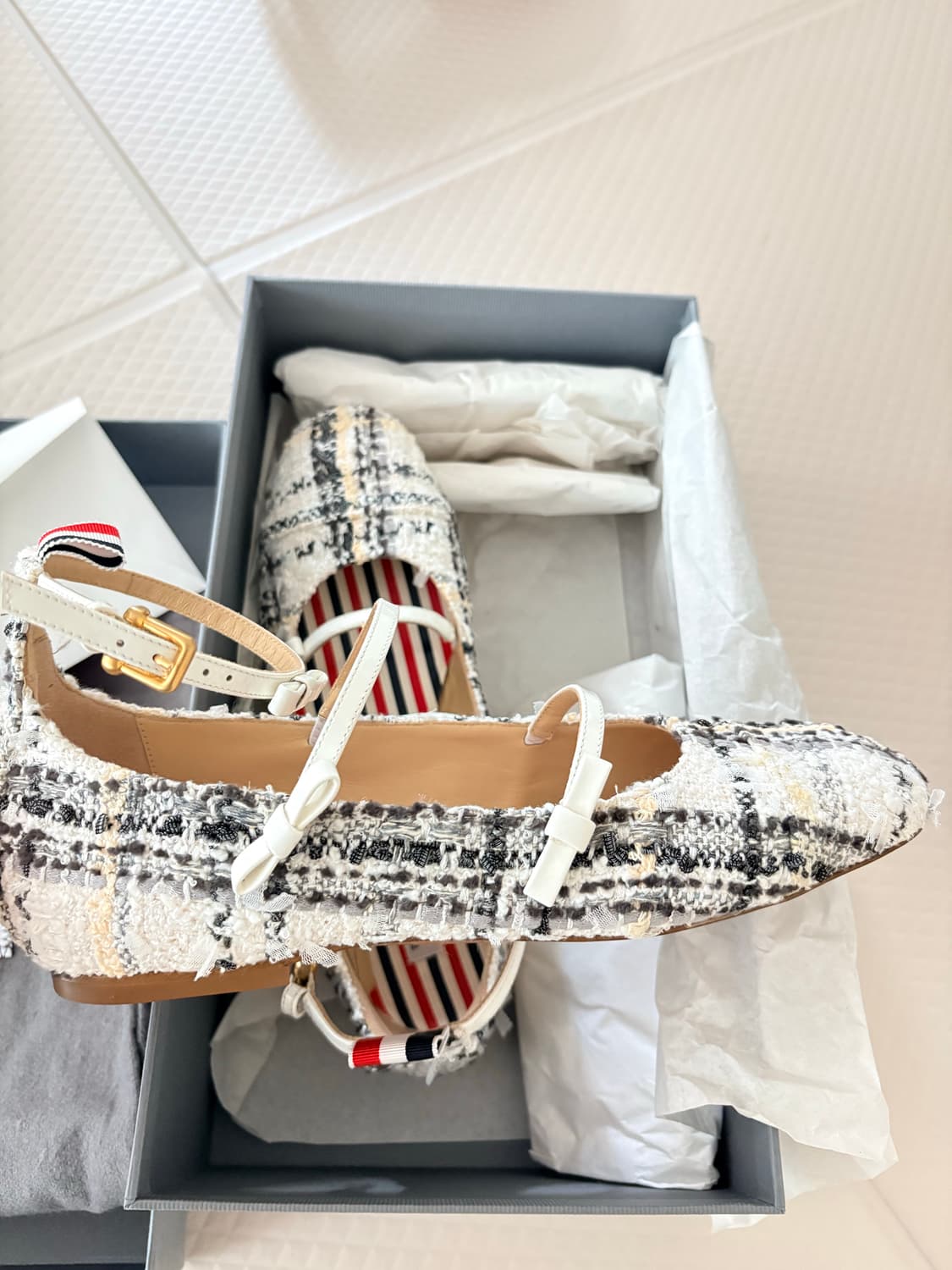 톰브라운 트위드 발레슈즈 상품이미지3