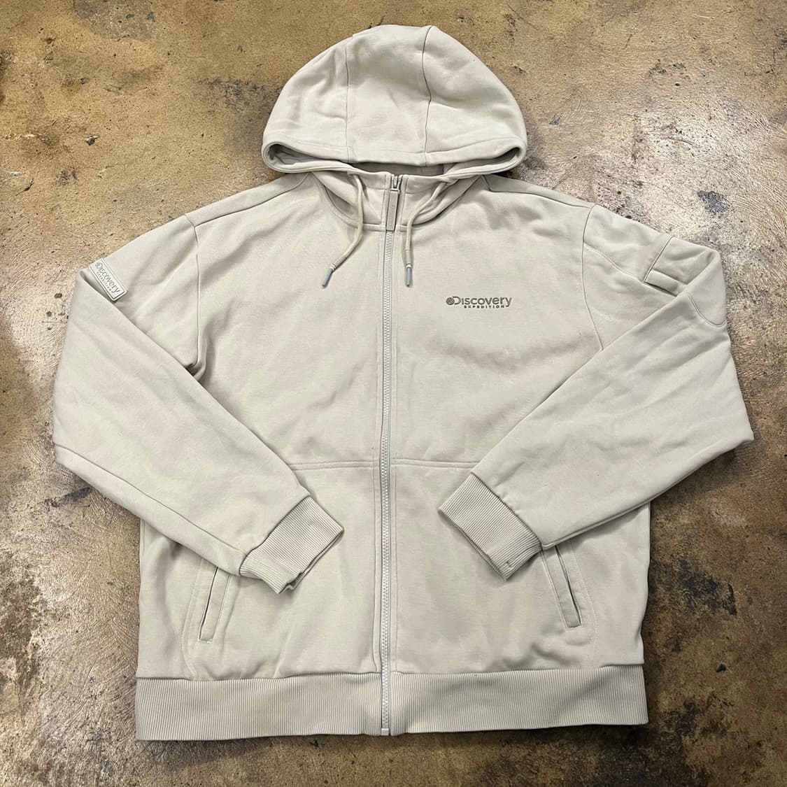 [정품/105] 디스커버리 익스페디션 후드 집업 아이보리 b19 상품이미지2