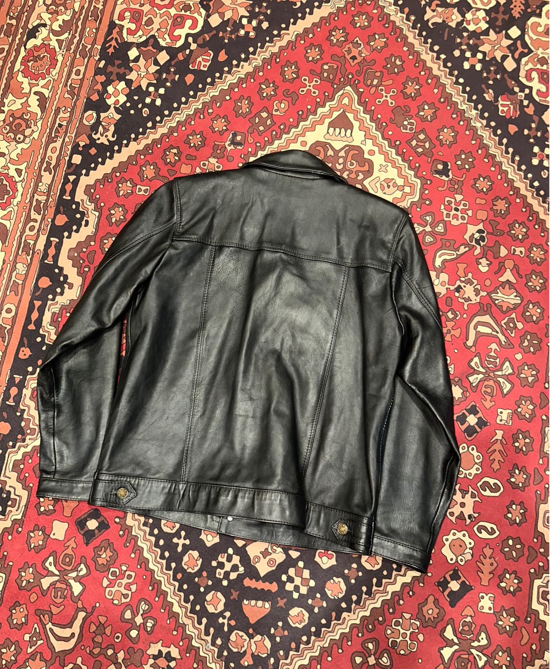 ( L ) 가죽자켓 레더자켓 가죽셔츠 가죽남방 아메카지 워크웨어 상품이미지4