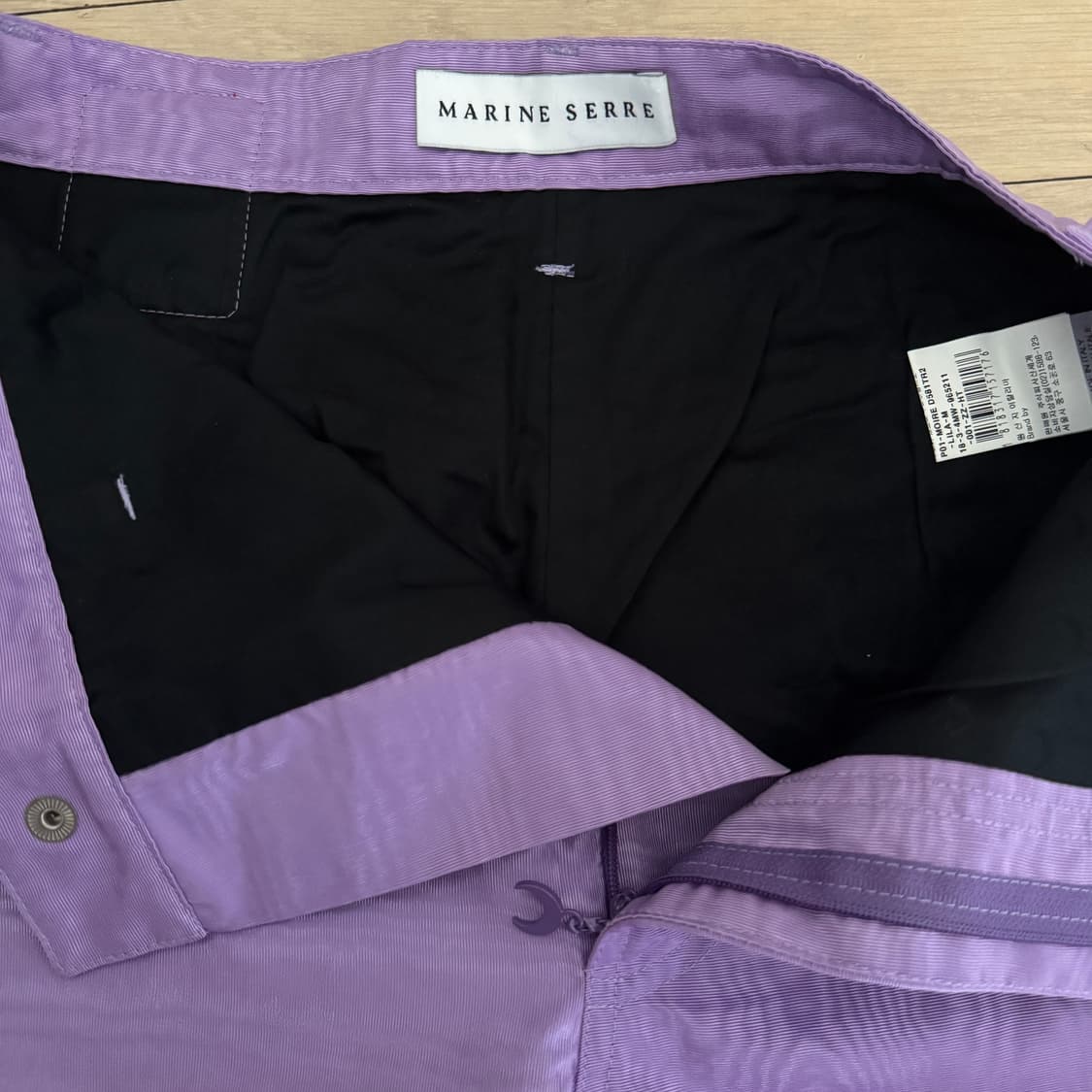Marine Serre - Purple Shiny 트라우저 38(m) 상품이미지6