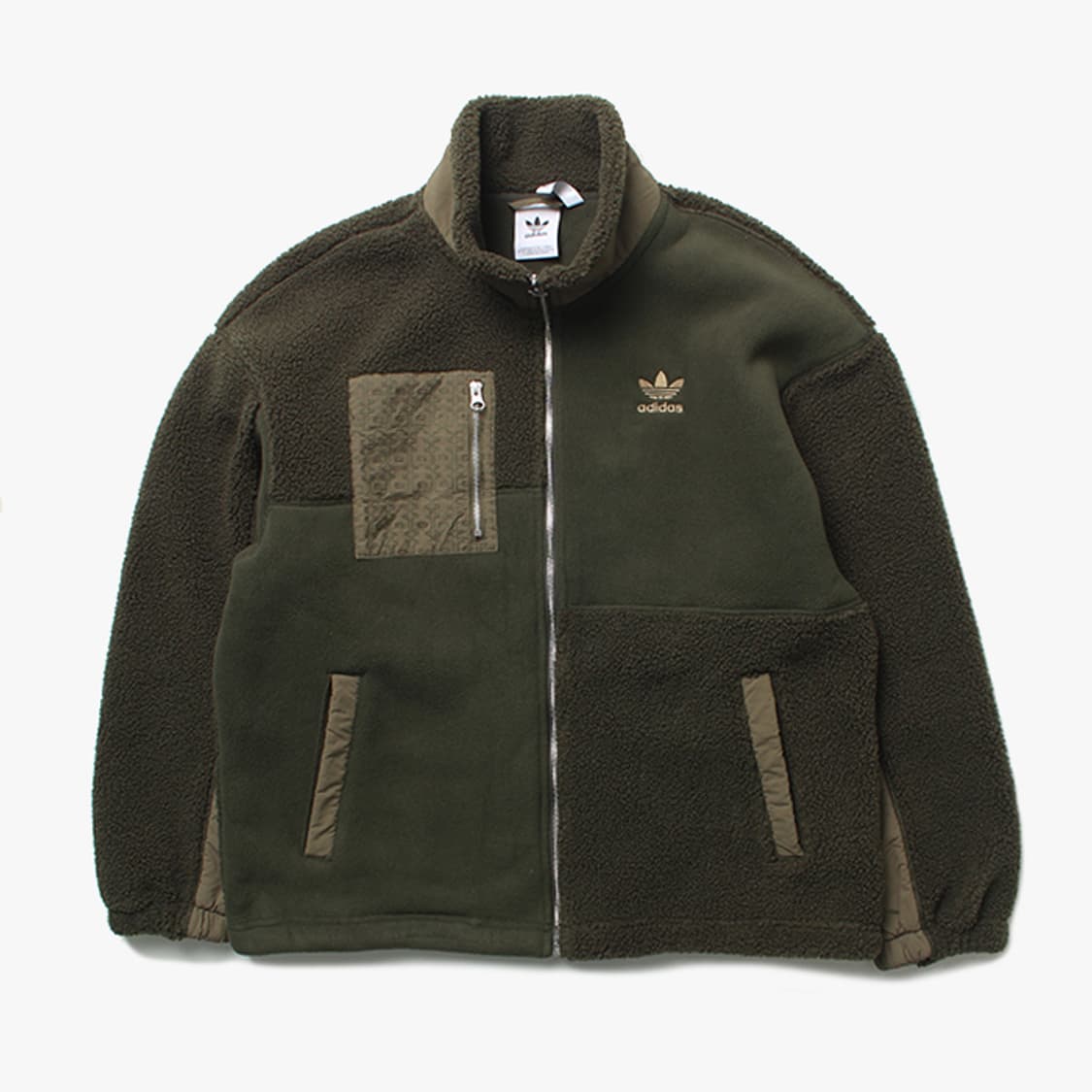  ADIDAS "Khaki Fleece Jacket" 상품이미지1