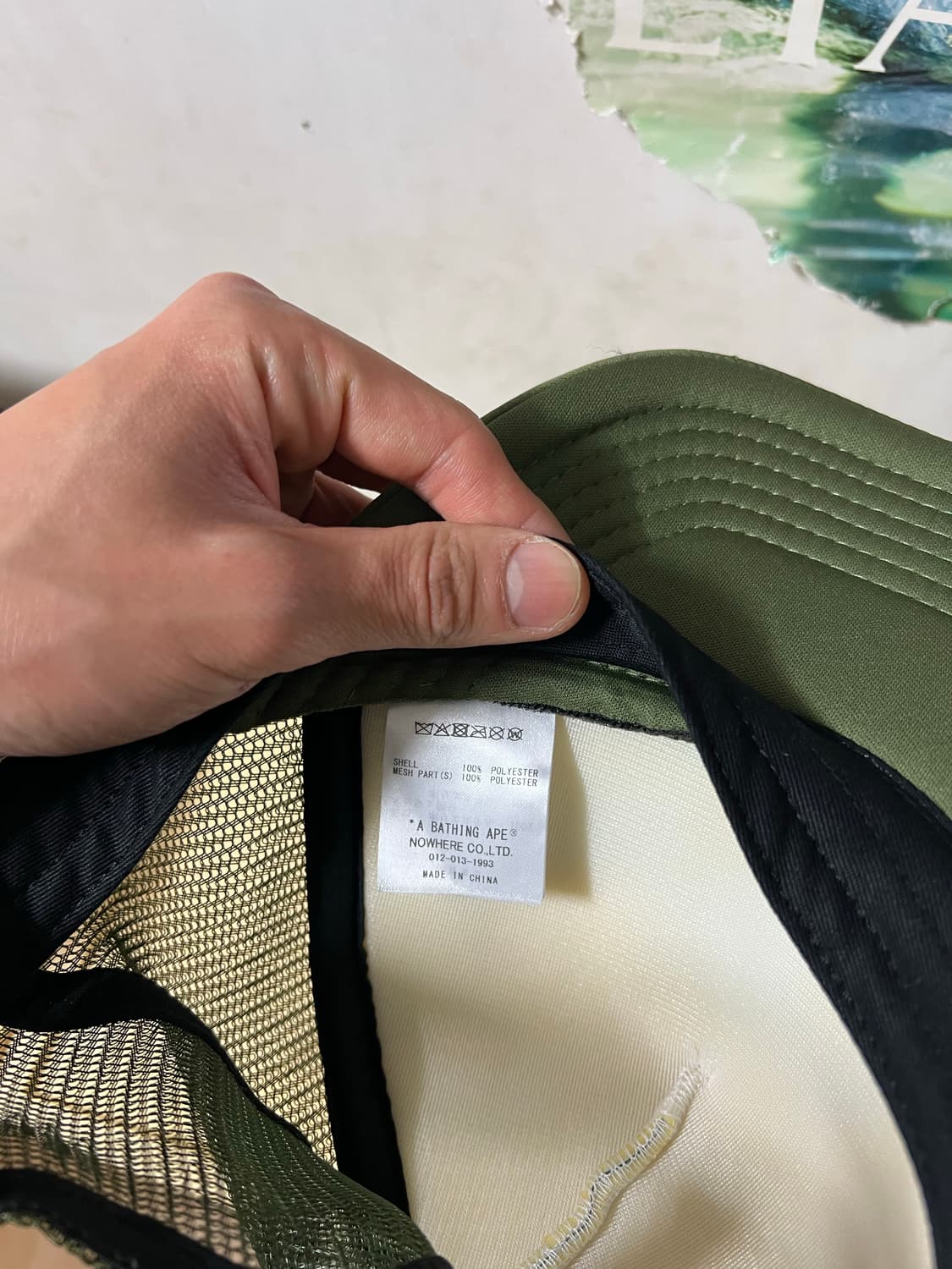 베이프 스타로고 라인스톤 키드슈퍼 캡 상품이미지5