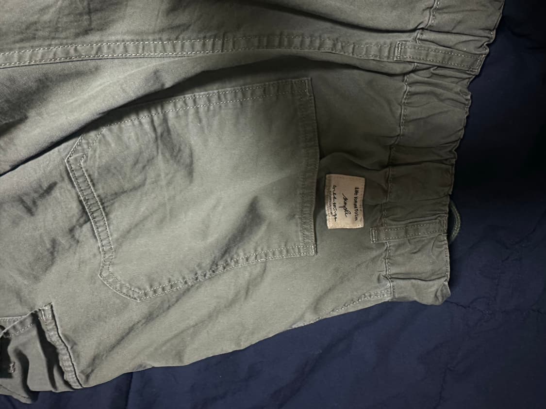 카키색 카고 파라슈트팬츠 L  상품이미지5