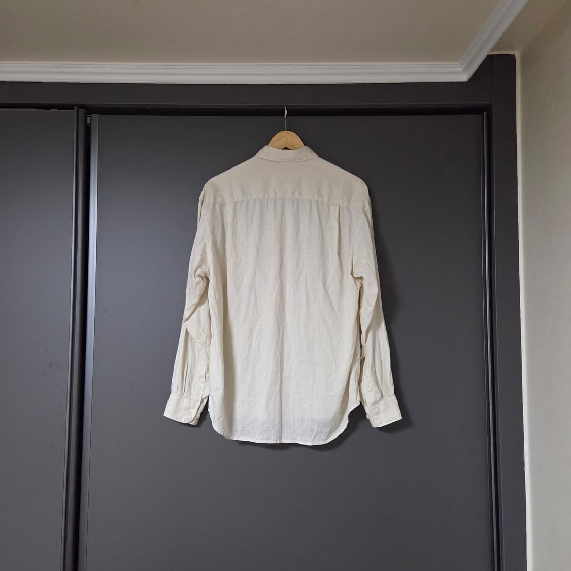[2] 스테디에브리웨어 릴렉스드 린넨셔츠 에크루 / 리넨 상품이미지2